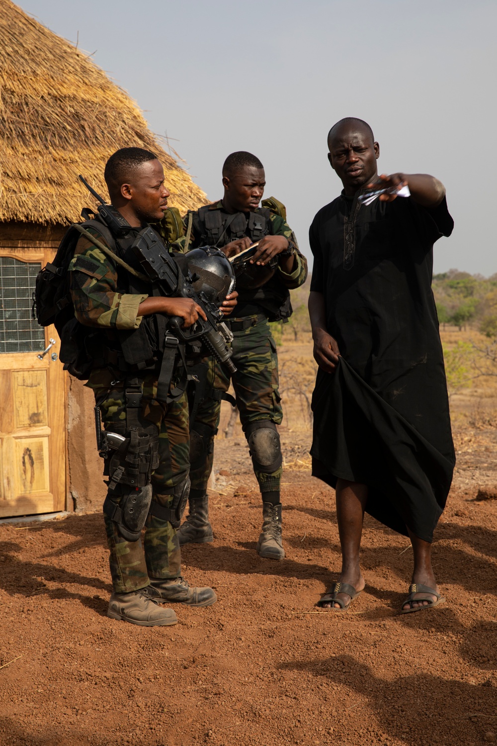 Cameroon Armed Forces conduct a simulated KLE during Flintlock