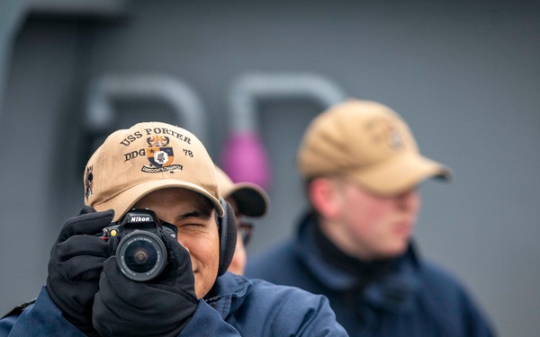 USS Porter Arrives in Rostock, Germany