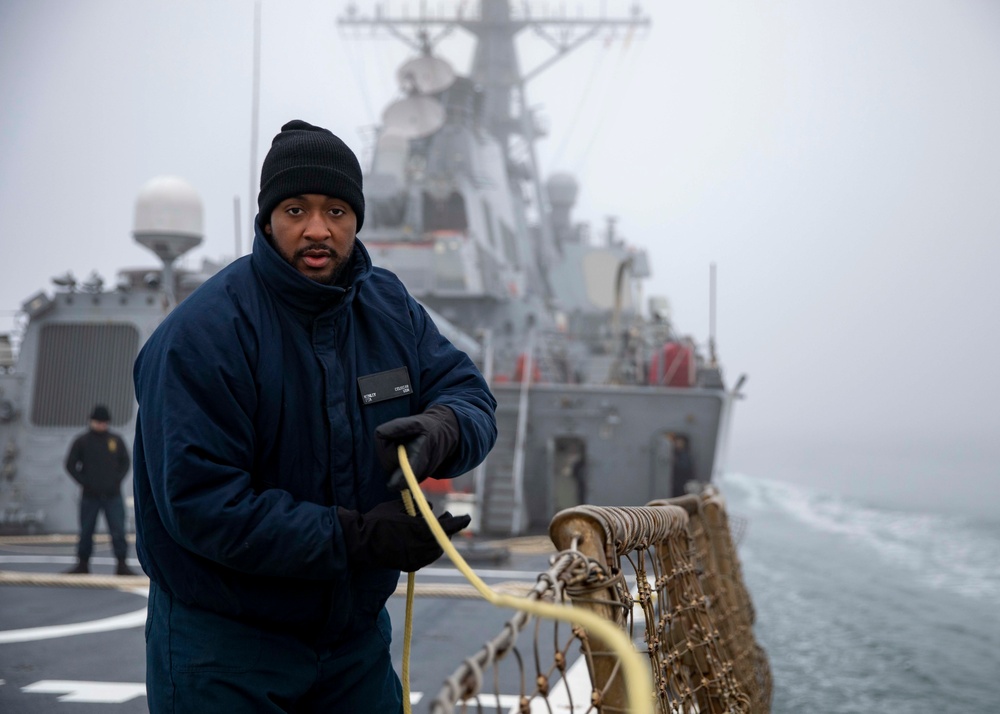 USS Porter Arrives in Rostock, Germany