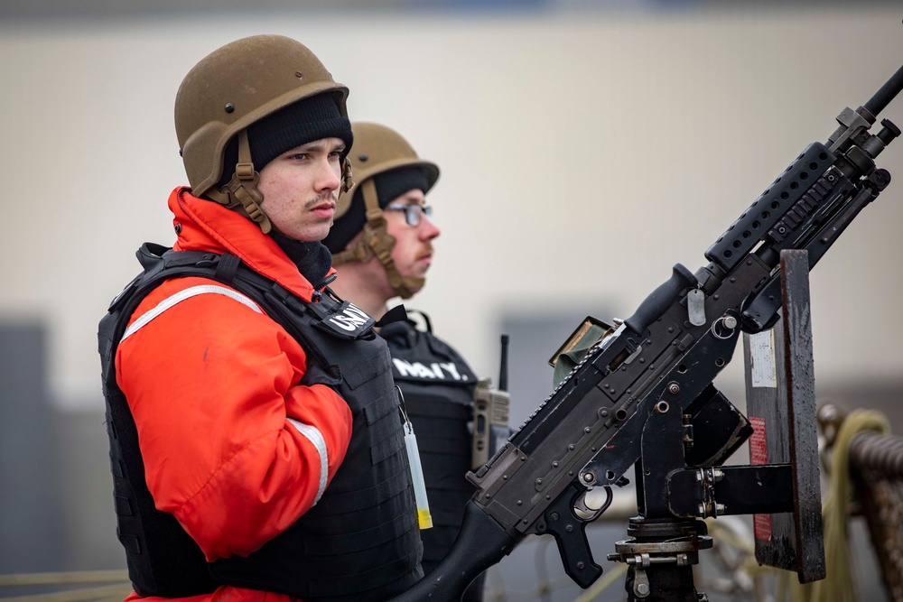 USS Porter Arrives in Rostock, Germany