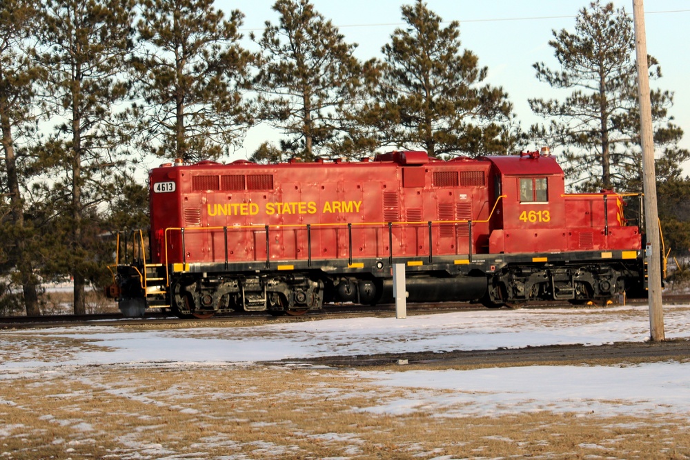 Locomotive at Fort McCoy