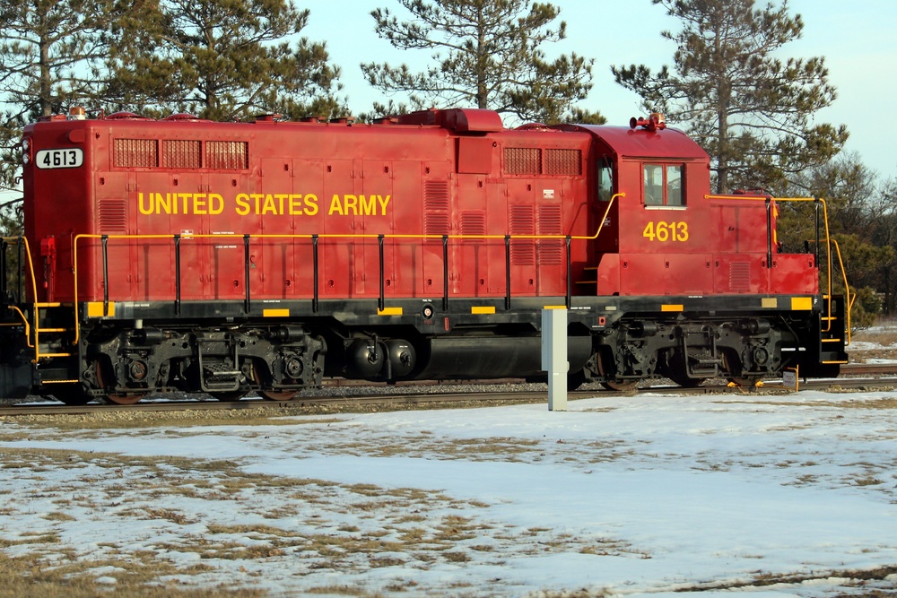 Locomotive at Fort McCoy