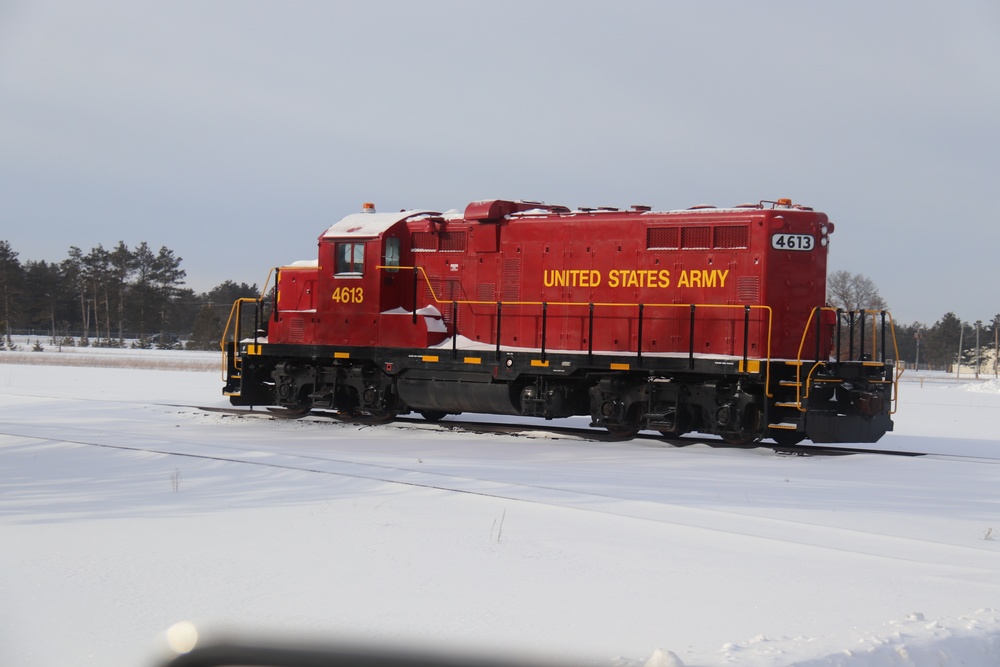 Locomotive at Fort McCoy