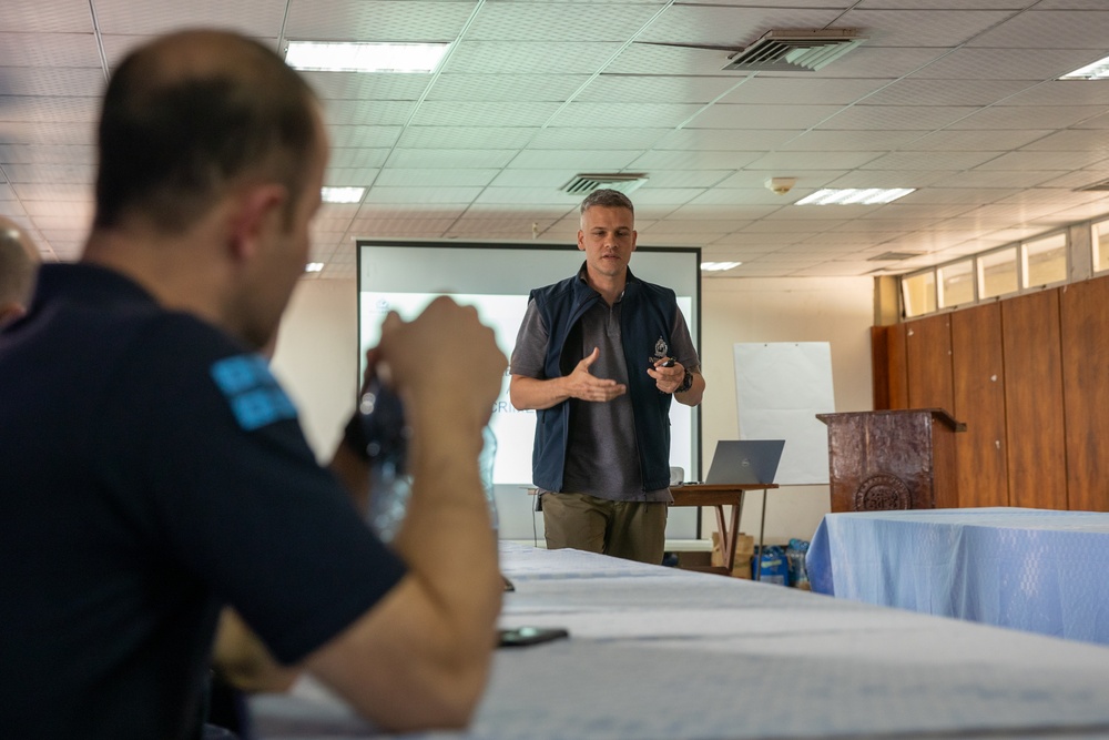 Training at Bandari Maritime Academy during Cutlass Express 2023