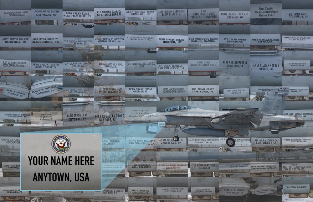 USS George H.W. Bush (CVN 77) Graphic