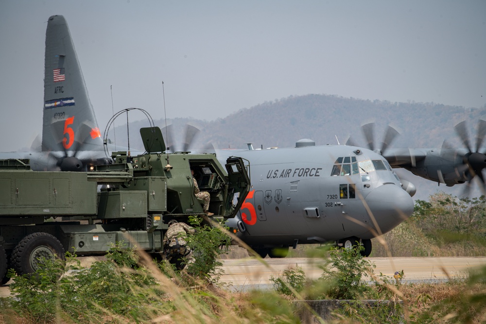 U.S. and Thai forces simulate an airfield Seizure during Cobra Gold 23