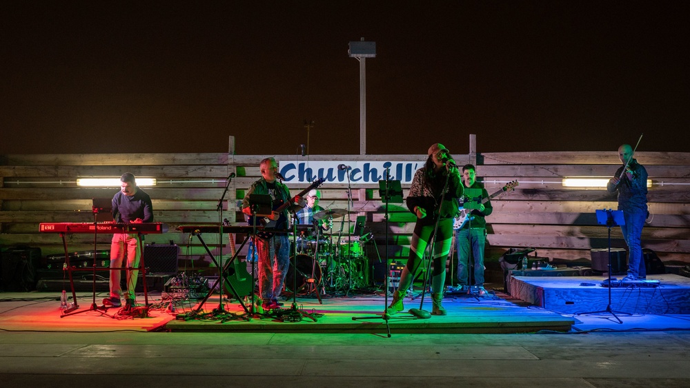 AFCENT Band Performs at Churchill’s Club