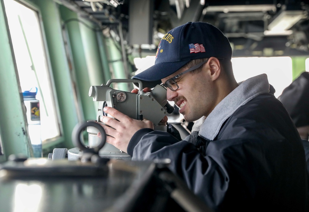 USS Milius Conducts Routine Operations