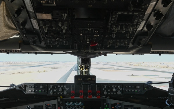 USAF KC-135 Stratotanker refuels RAF RC-135, USAF F-15s in CENTCOM AOR