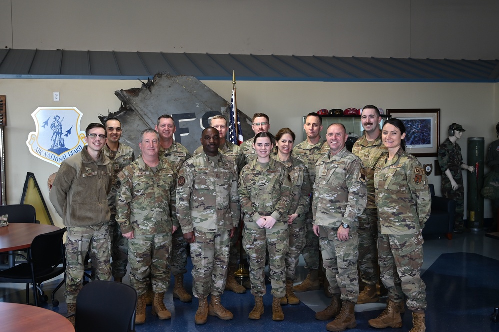 DVIDS - News - Air National Guard Command Chief visits 188th Wing