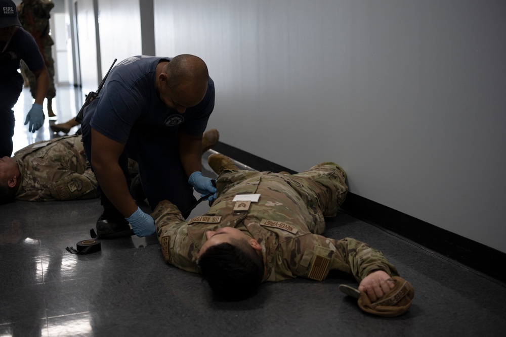 156th Wing Active Shooter Exercise