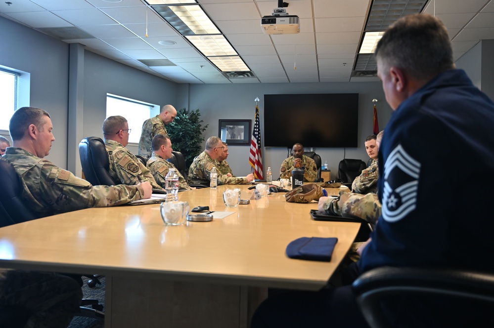 Air National Guard Command Chief visits 188th Wing