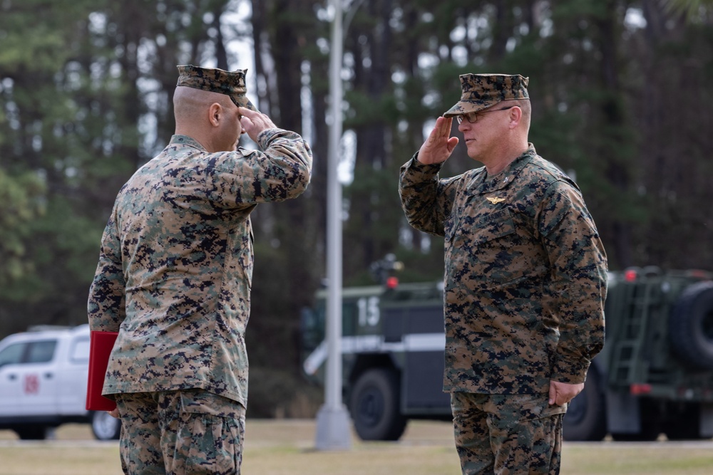 DVIDS - Images - Officer Gabriel George receives the Navy & Marine ...