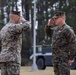 Officer Gabriel George receives the Navy &amp; Marine Corps Accommodation Medal at MCAS Beaufort