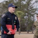 Officer Gabriel George receives the Navy &amp; Marine Corps Commendation Medal at MCAS Beaufort