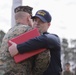 Officer Gabriel George receives the Navy &amp; Marine Corps Commendation Medal at MCAS Beaufort