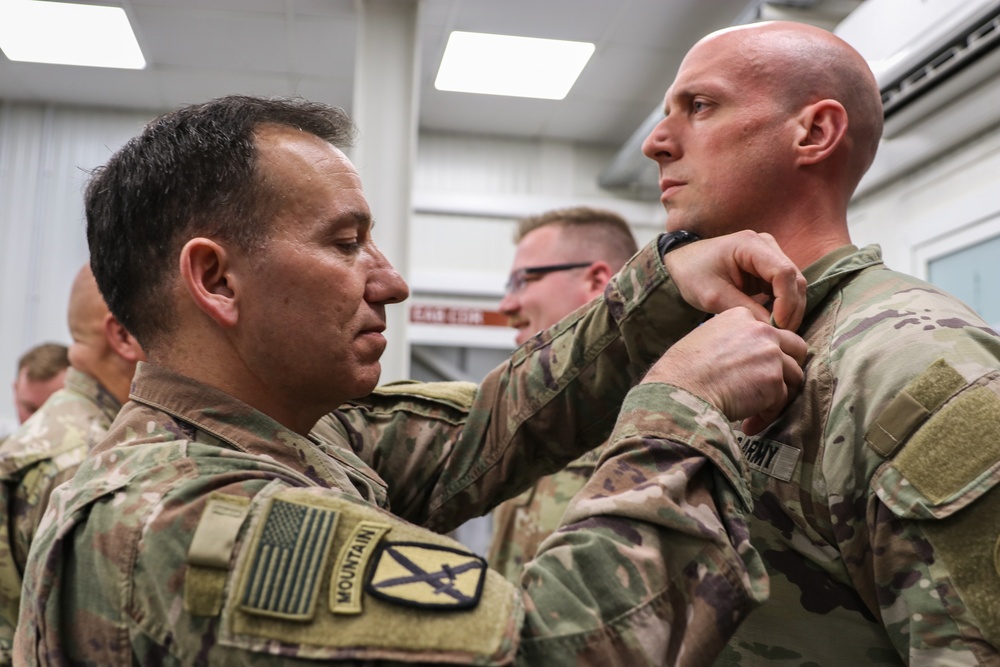 Soldiers of the 37th Infantry Brigade Combat Team are Recognized for Meritorious Service