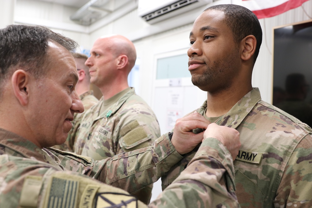 Soldiers of the 37th Infantry Brigade Combat Team are Recognized for Meritorious Service