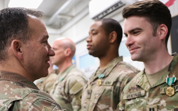 Soldiers of the 37th Infantry Brigade Combat Team are Recognized for Meritorious Service