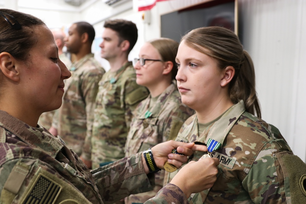 Soldiers of the 37th Infantry Brigade Combat Team are Recognized for Meritorious Service