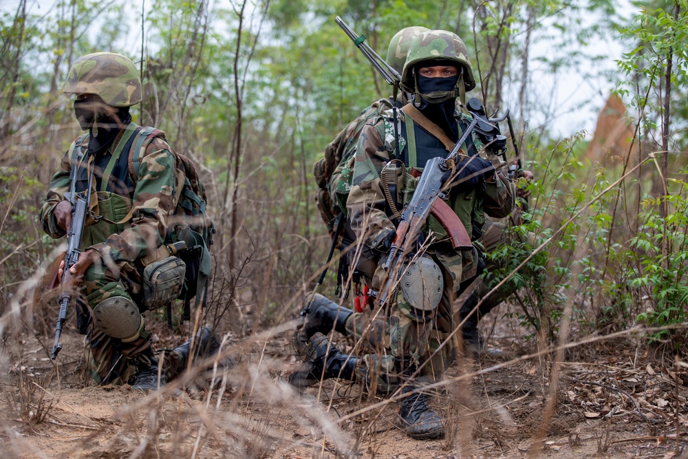 Cabo Verde Armed Forces train in Ghana during Flintlock