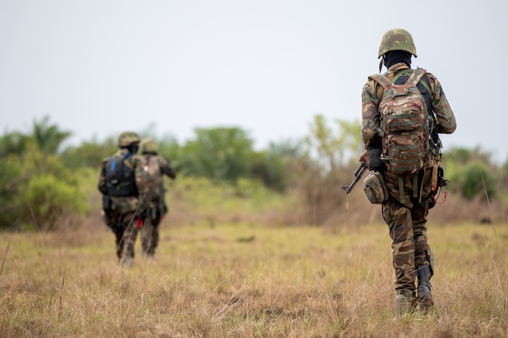 Cabo Verde Armed Forces train in Ghana during Flintlock