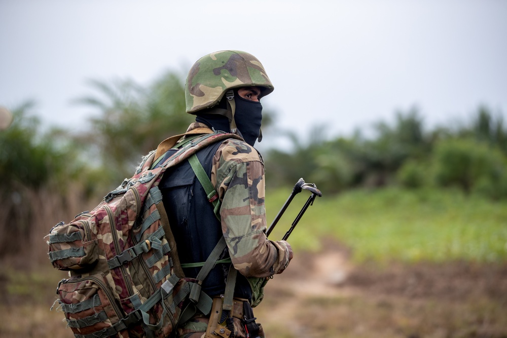 Cabo Verde Armed Forces train in Ghana during Flintlock