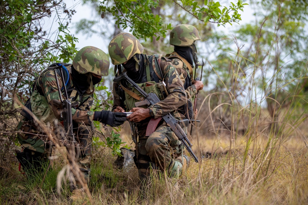 Cabo Verde Armed Forces train in Ghana during Flintlock