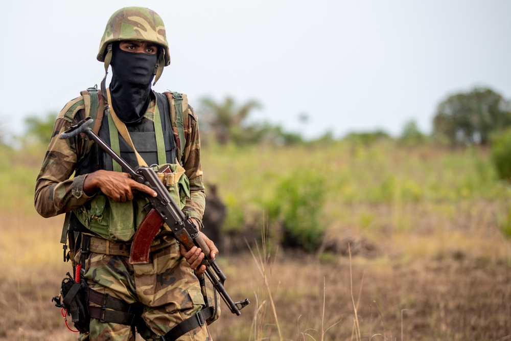 Cabo Verde Armed Forces train in Ghana during Flintlock