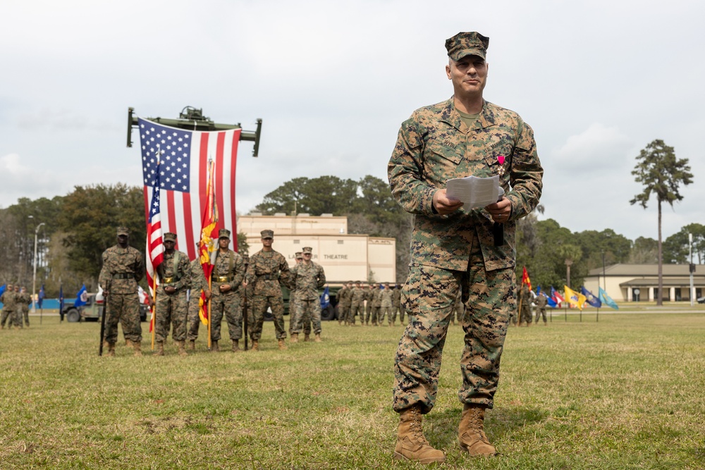 Relief and Appointment at MCAS Beaufort