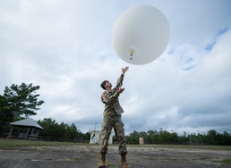 Weather balloon release