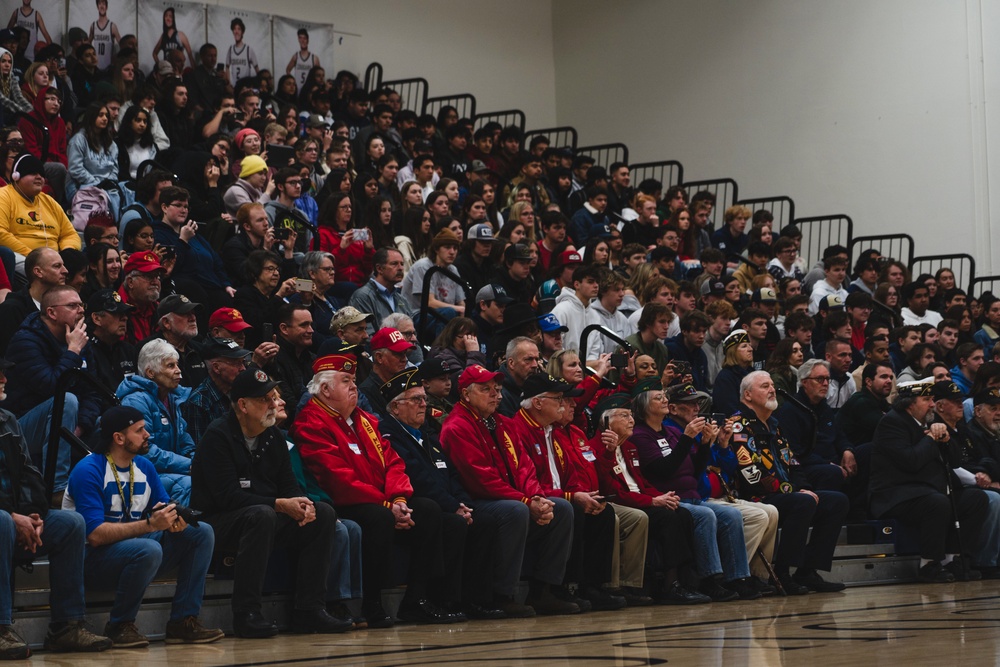 Silent Drill Platoon Performs for Canby High School