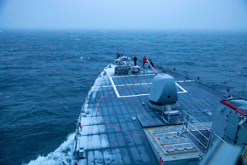 USS Porter Operates in the Baltic Sea