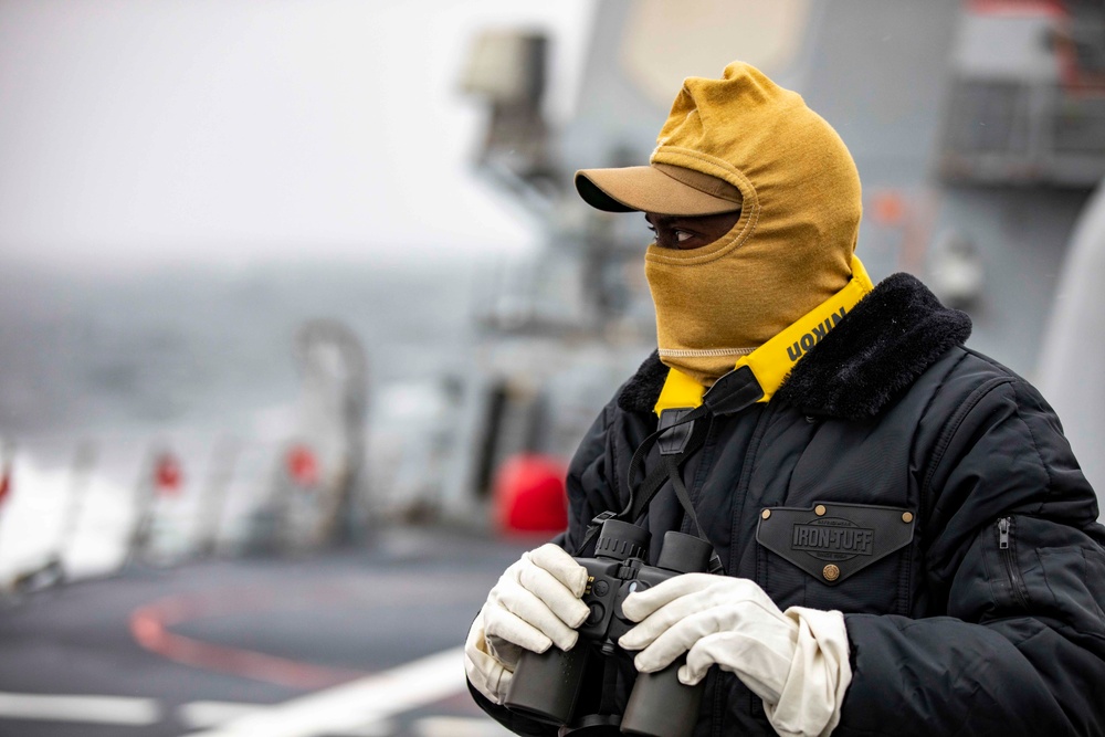 USS Porter Operates in the Baltic Sea