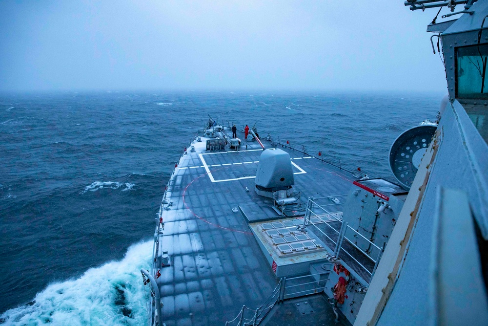 USS Porter Operates in the Baltic Sea