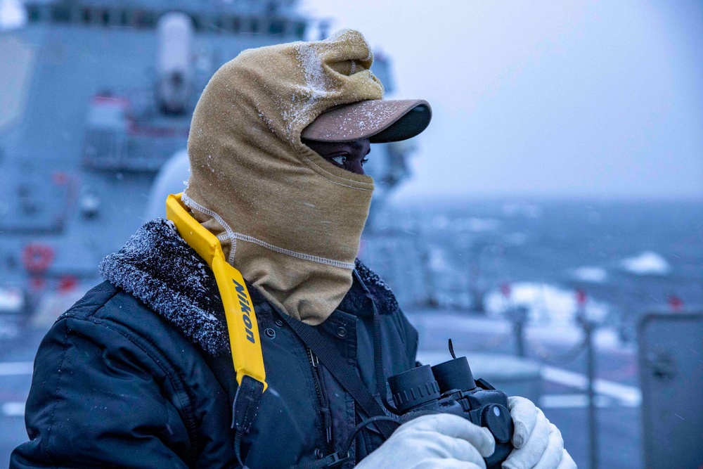 USS Porter Operates in the Baltic Sea