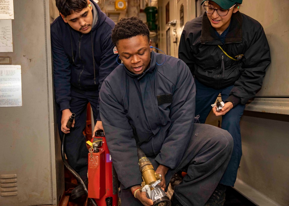 USS Porter Conducts General Quarters Training Evolution