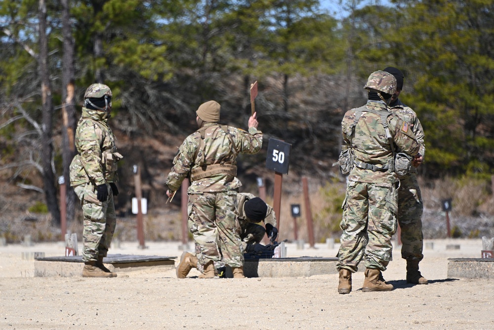 FORT DIX-Range 20 27th Finance Battalion HHD conducting Zero &amp; Grouping 7 MARCH 2023