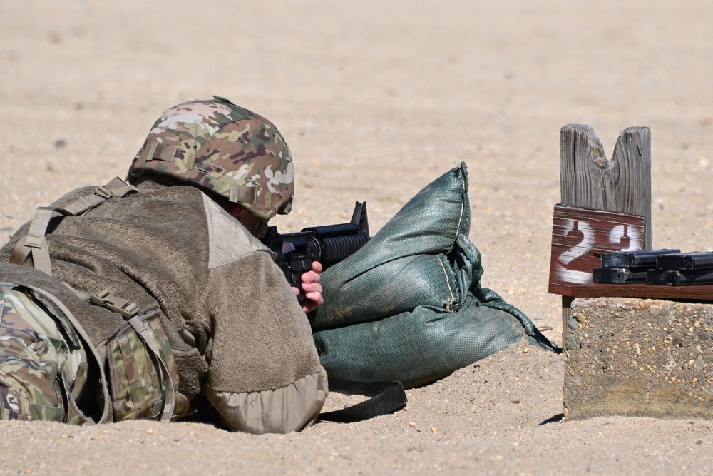 FORT DIX-Range 20 27th Finance Battalion HHD conducting Zero &amp; Grouping 7 MARCH 2023