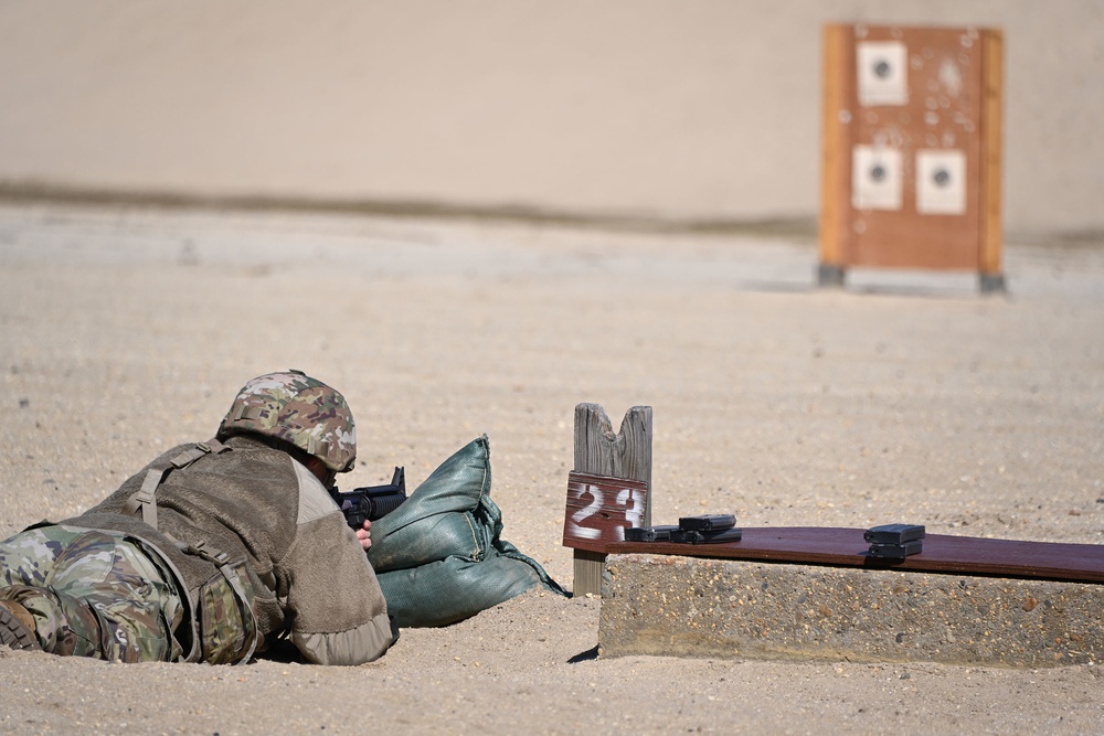 FORT DIX-Range 20 27th Finance Battalion HHD conducting Zero &amp; Grouping 7 MARCH 2023