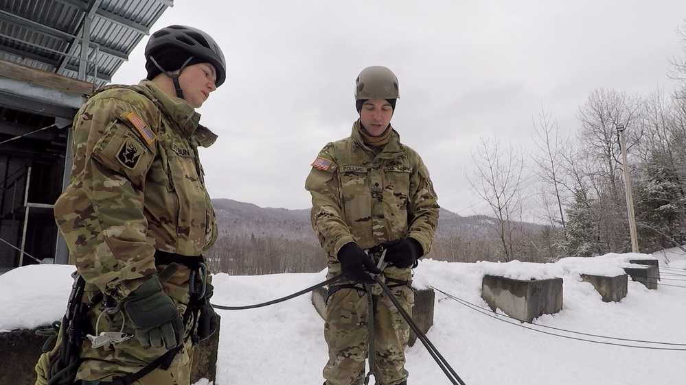 Vermont Infantry Ice Climbing and Winter Mobility