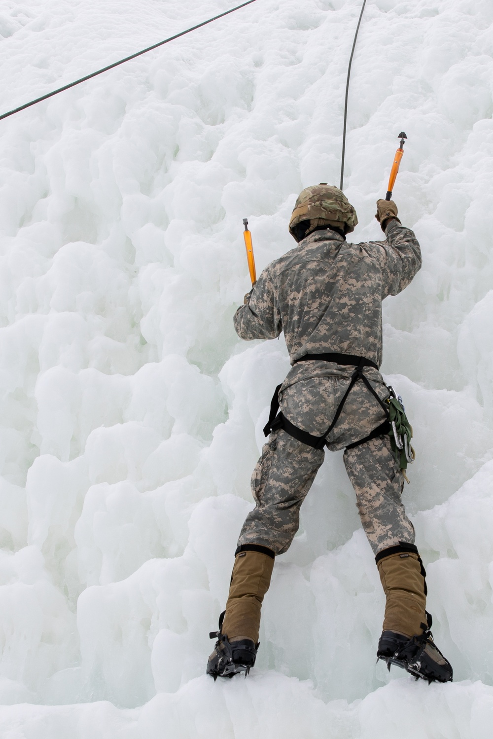 Vermont Infantry Ice Climbing and Winter Mobility