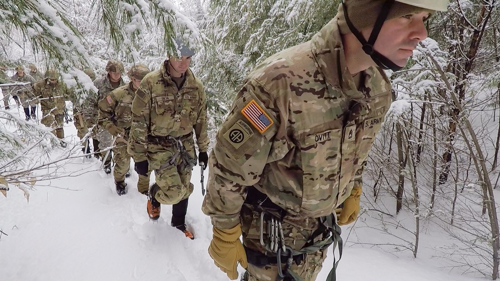 Vermont Infantry Ice Climbing and Winter Mobility