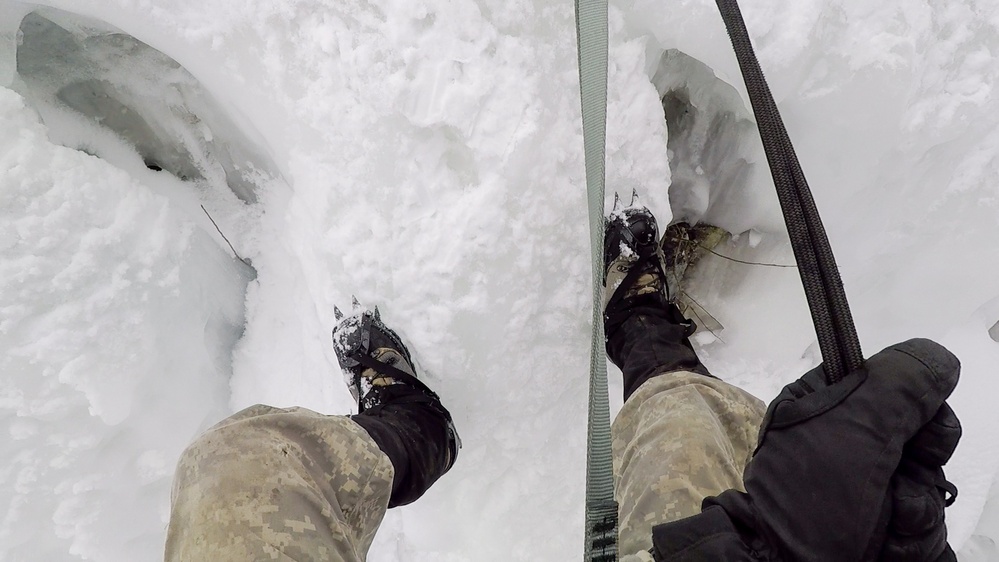 Vermont Infantry Ice Climbing and Winter Mobility