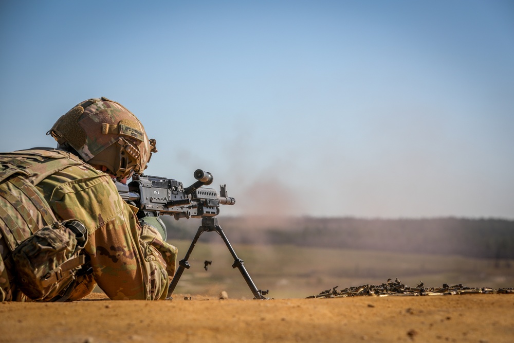 Soldiers Shoot The M240B