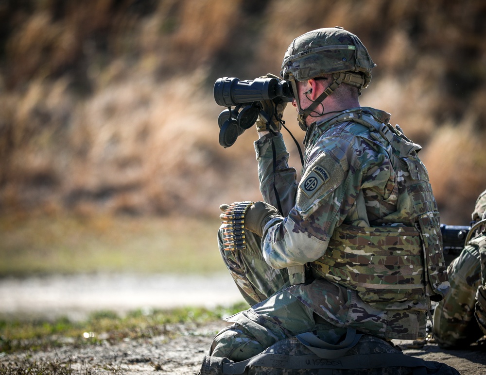 Soldiers Shoot The M240B