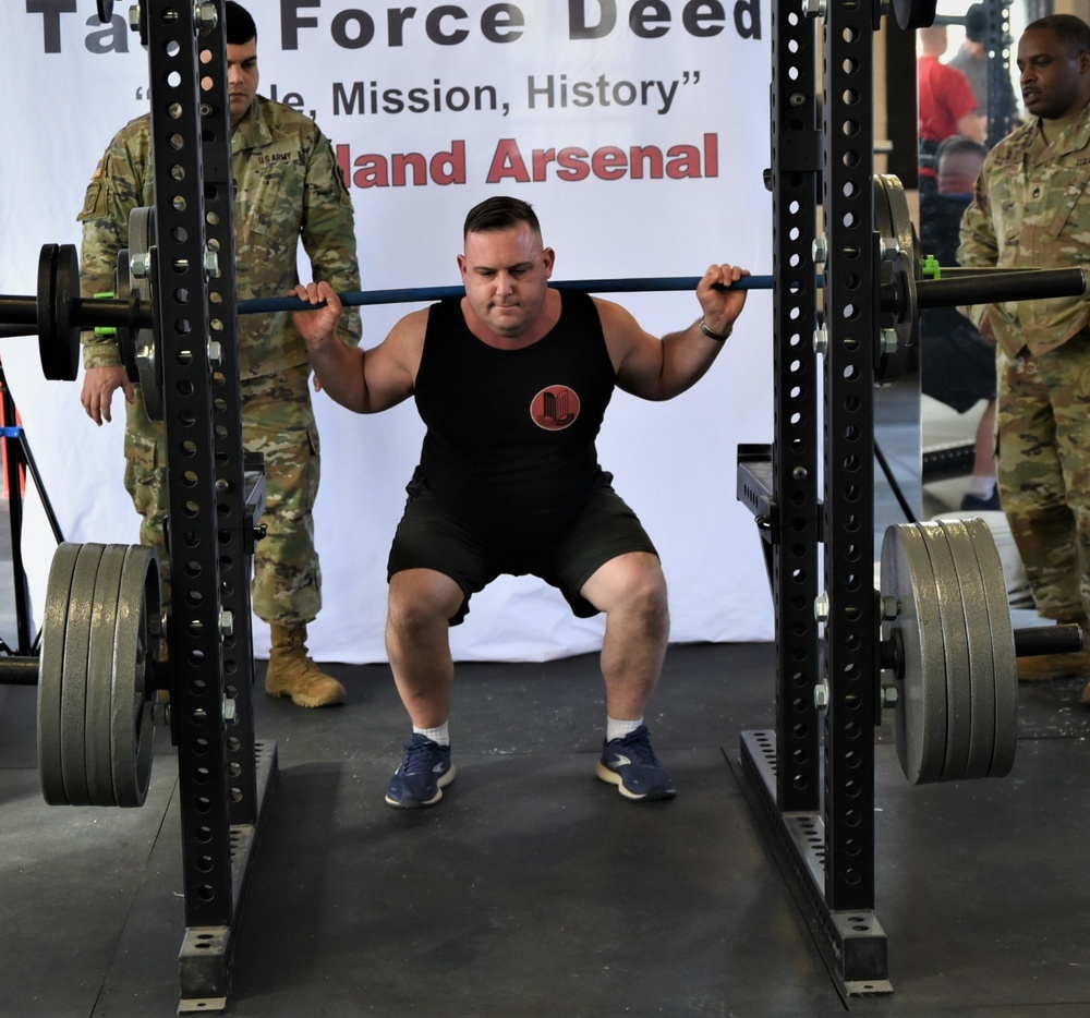 ASC Soldiers participate in 500/1,000 lbs. Club Competition