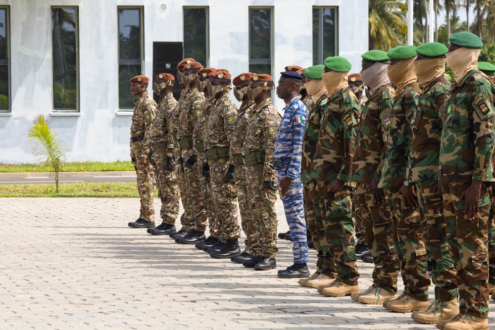 Côte d’Ivoire, Flintlock Opening Ceremony