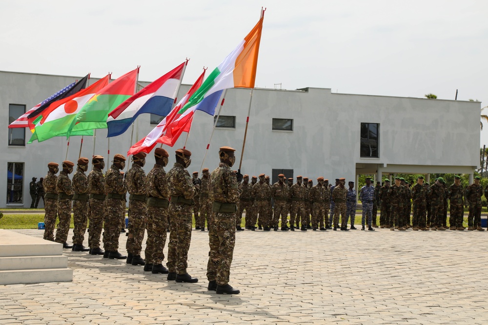 Côte d’Ivoire, Flintlock Opening Ceremony