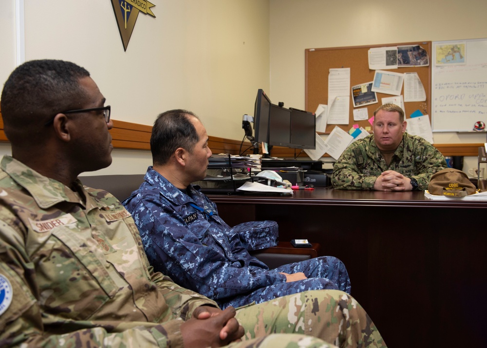 Japan Joint Staff and USFJ Senior Enlisted Leaders Visit Sasebo